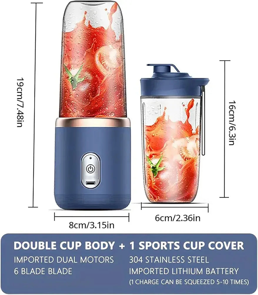 2in1 Hexa Juicer Rechargeable
