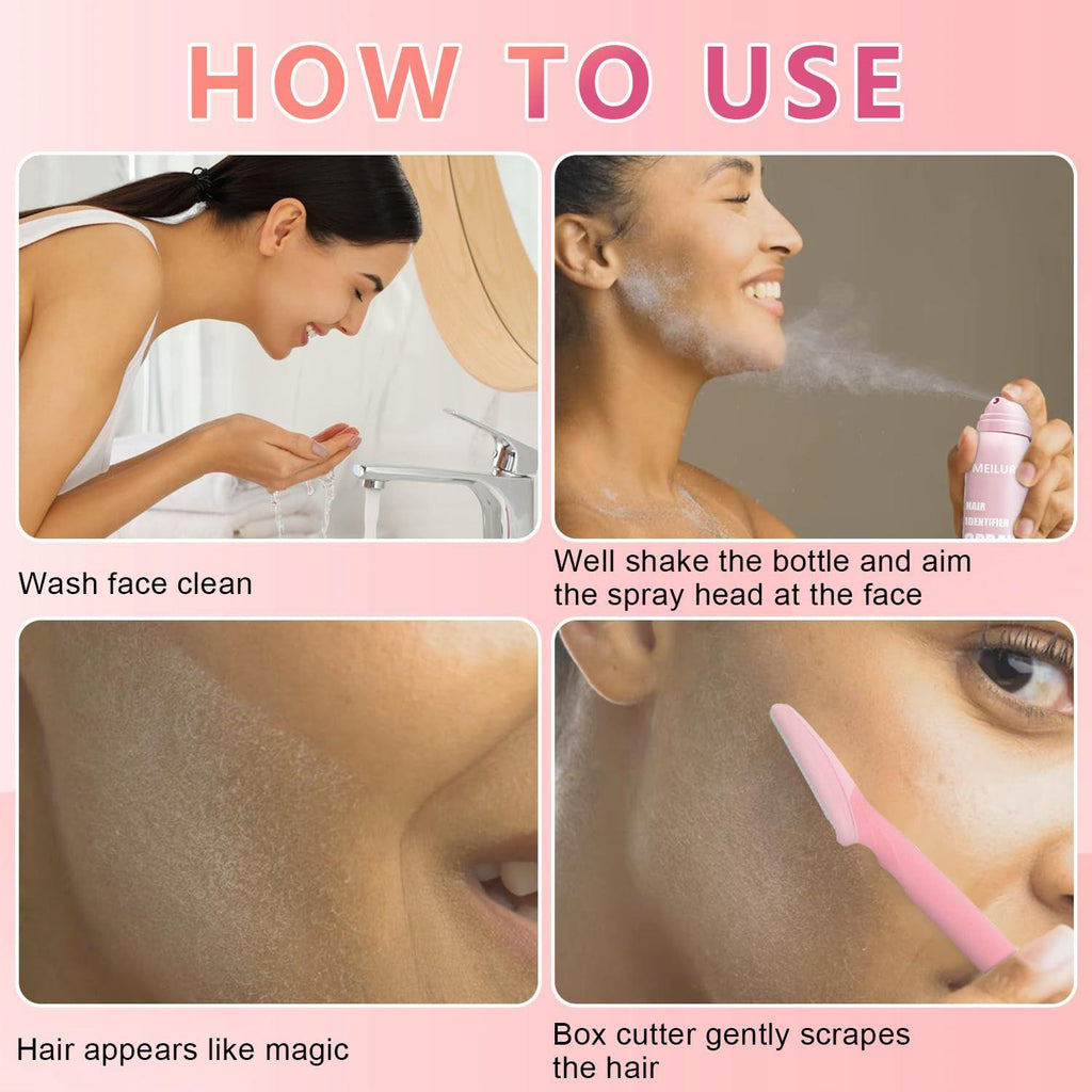 Hair Identifier Spray-4 Razors