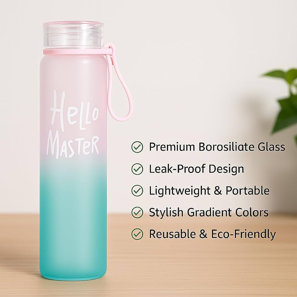 Hello Master water bottle