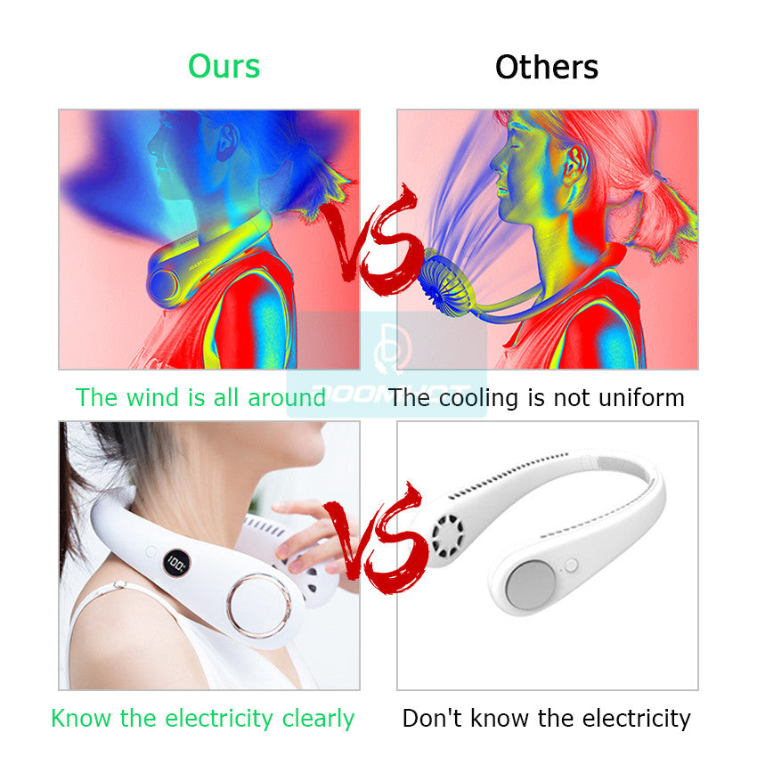 Portable Cooling Neck Fan.